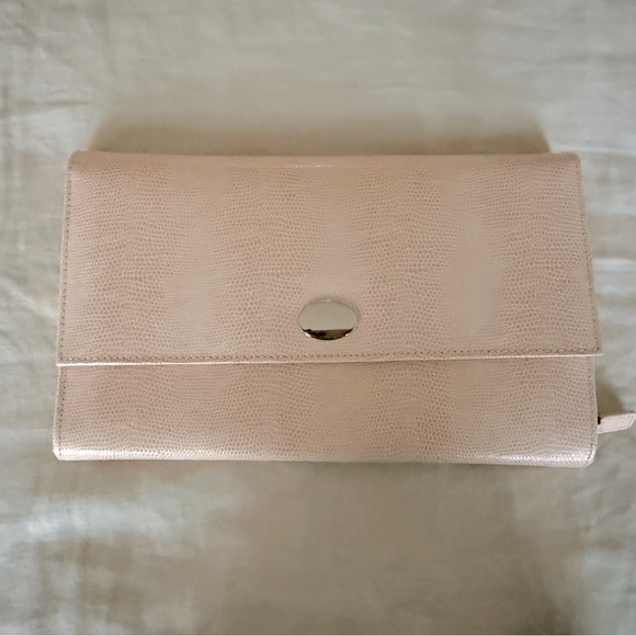 Pink Pottery Barn McKenna Jewelry Portfolio – Elegant Travel Jewelry Case - Picture 2 of 4